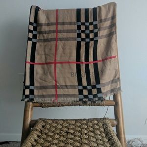 Burberry cashmere and silk blanket scarf
